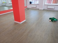 Укладка спортивного линолеума с проваркой швов-165м2